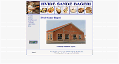 Desktop Screenshot of hvidesandebageri.dk